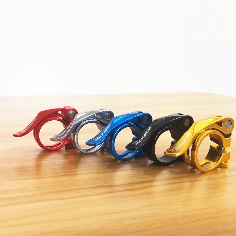 

1pcs 31.8mm Quick Release Seatpost Clamp Aluminum Alloy MTB Mountain Bike Cycling Saddle Seat Post Clamp 5 color optional