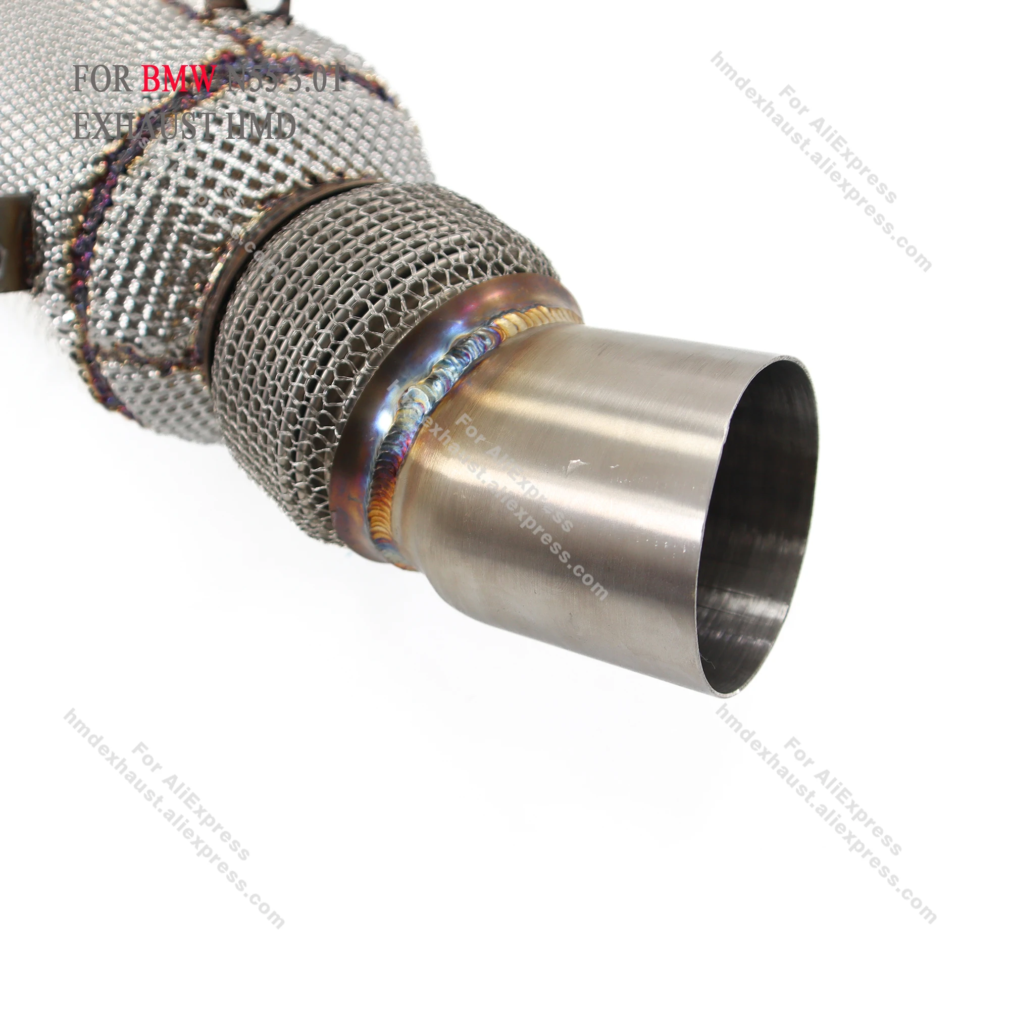 HMD Hot sale Exhaust System High Flow Performance Downpipe for BMW 640i N55 Engine 3.0T With Catalytic Converter Header