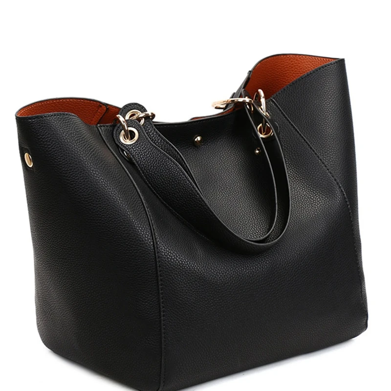 

Large Tote Bag for Women Waterproof PU Leather Handbags with Top Handle Shoulder Bag for Work And Shopping