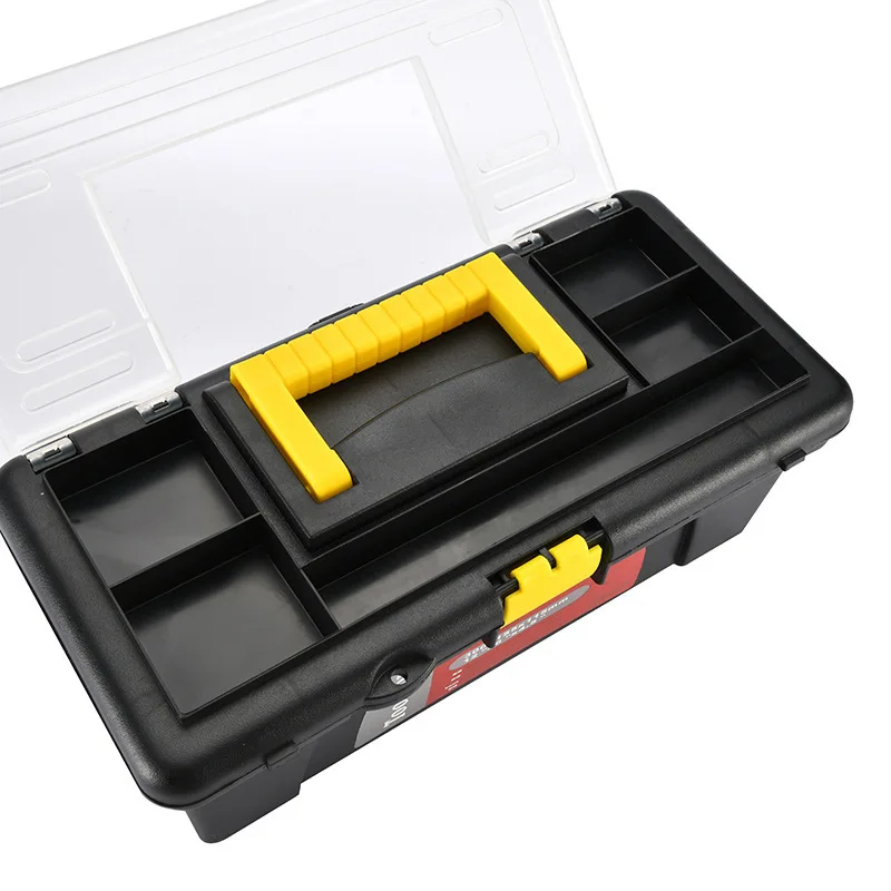 Plastic Hardware Large Tool Box, Hand-off-Type, Car Repair, Home Electrician Storage Box