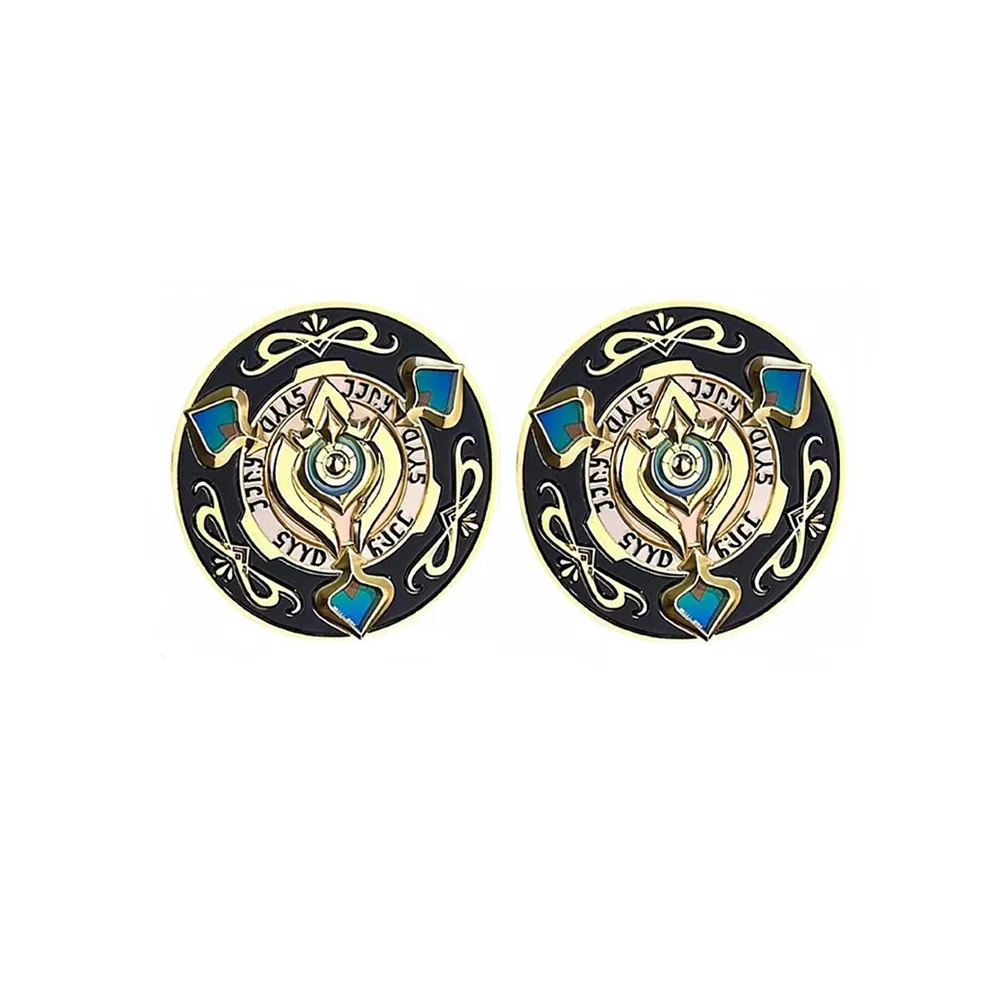 Aventurine Bushi Metal Chip Coin Game Honkai: Star Rail Cosplay Accessories