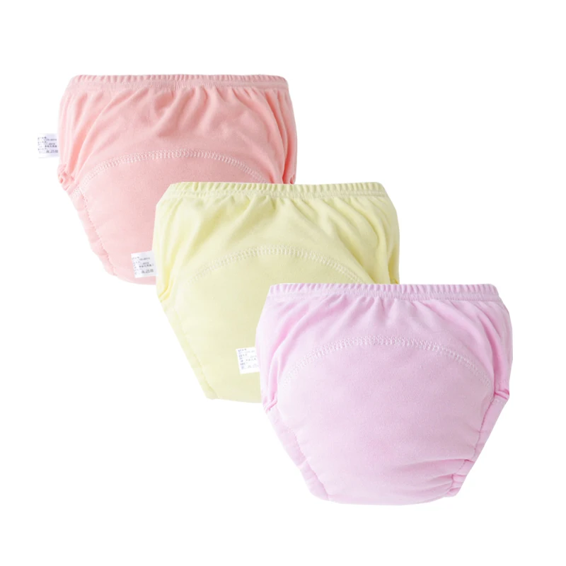 3/6 Stuks Baby Luier Trainingsbroek Kinderen Ondergoed Voor Meisjes Jongens Wasbare Baby Doek Luiers Herbruikbare Luiers peuter Shorts