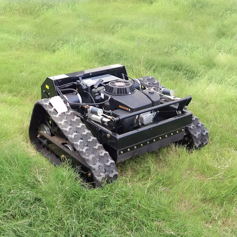 7HP 8hp 9hp الكهربائية بدء التحكم عن بعد قاطع غاز صغير Rc روبوت جزازة العشب مع محراث الثلج