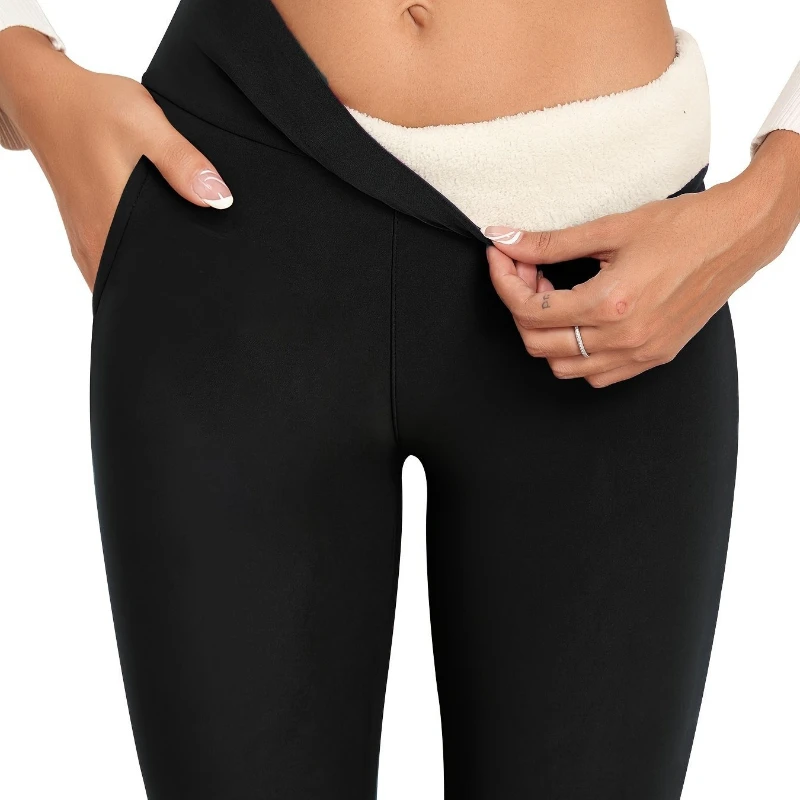 Winter Warm Women Thick Thicken Leggings Fleece Pants Female Thermal Leggings Tight Sexy Hight Wasit Stretchy 2025 Yoga Trousers