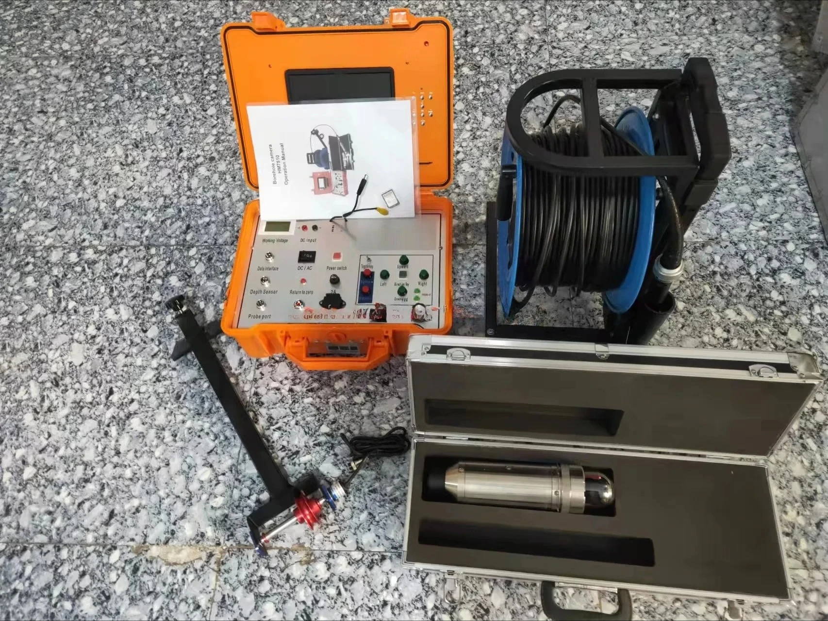 New Industrial Bore Hole Water Digital Depth Counter Deep Well Inspection