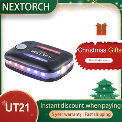 NEXTORCH UT21 중력 감지 경찰 어깨 조명, 빨간색 파란색 LED 360 ° 회전 경고 안전 램프, 경찰 순찰