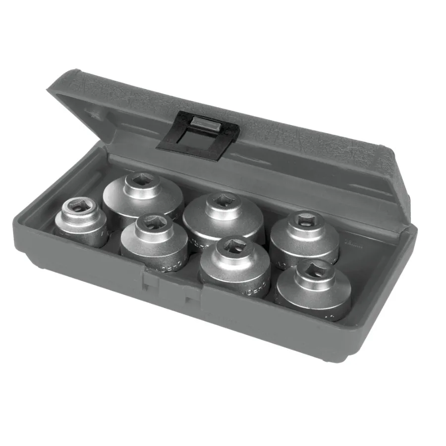 

W54085 Oil Cartridge Socket Set 24, 27, 29, 30, 32, 36 and 38mm Sizes