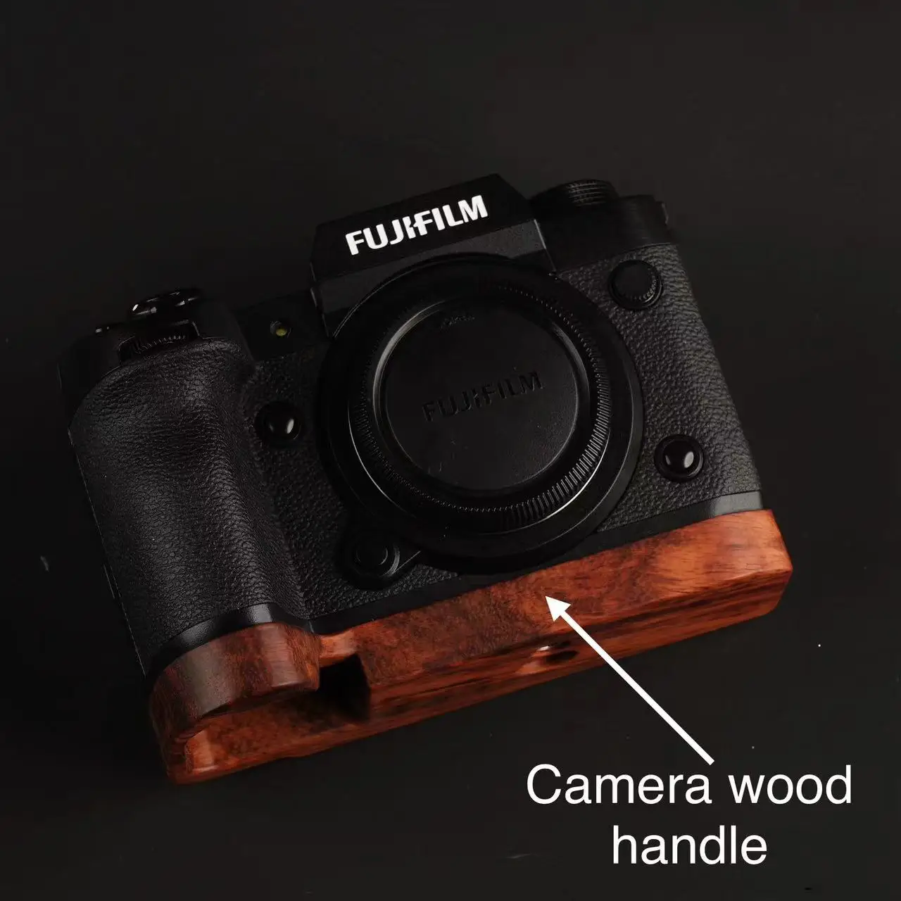 Fujifilm XH2 XH2S Solid Wood Red Sandalwood Gray ebony wood Handle Grip Handle Protects Base Ultra-light design