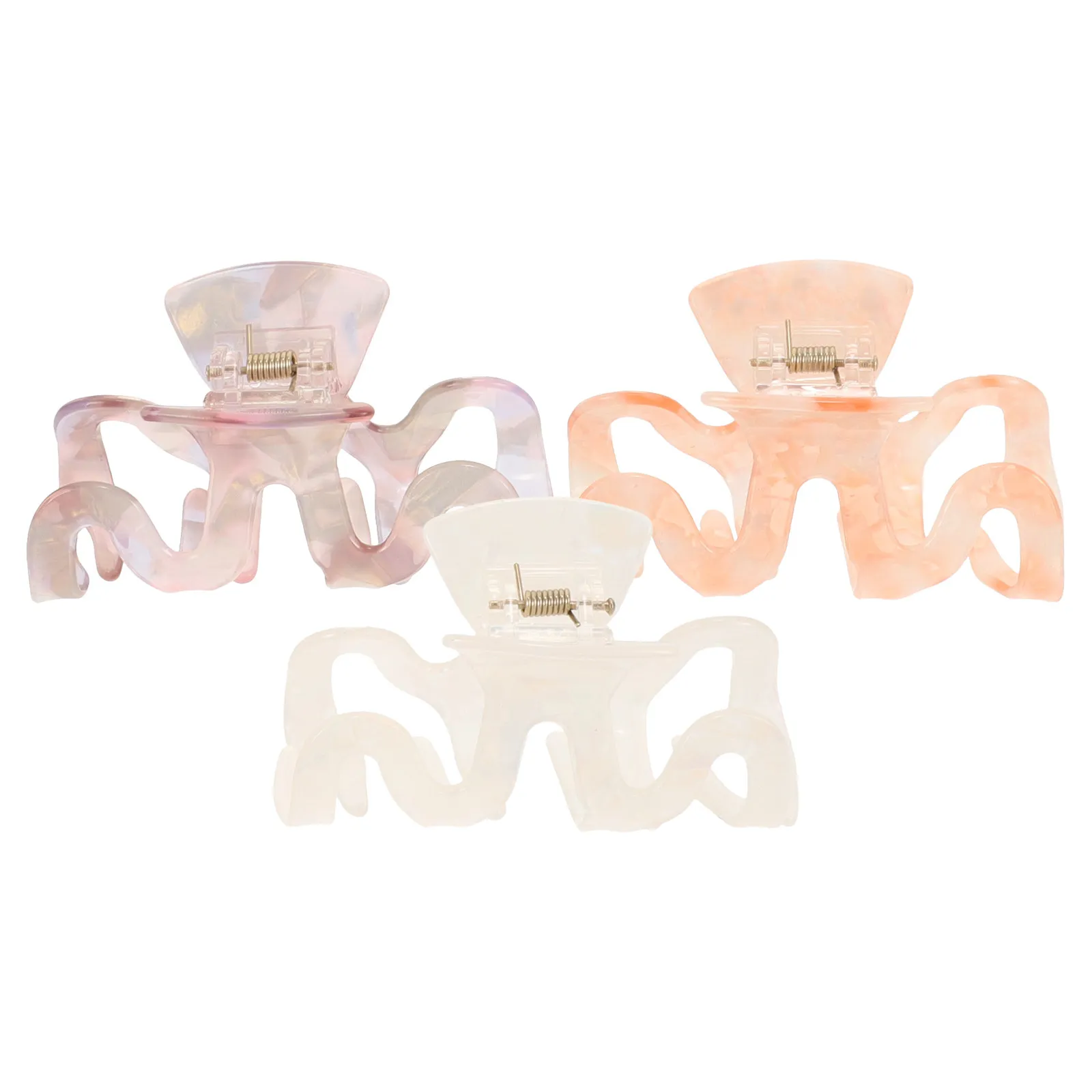 

3Pcs Hair Claw Clips Extra Large Anti-Slip Clamps for Women Thick Long Hair Styling Accessories Ideal for Exercise Makeup Daily