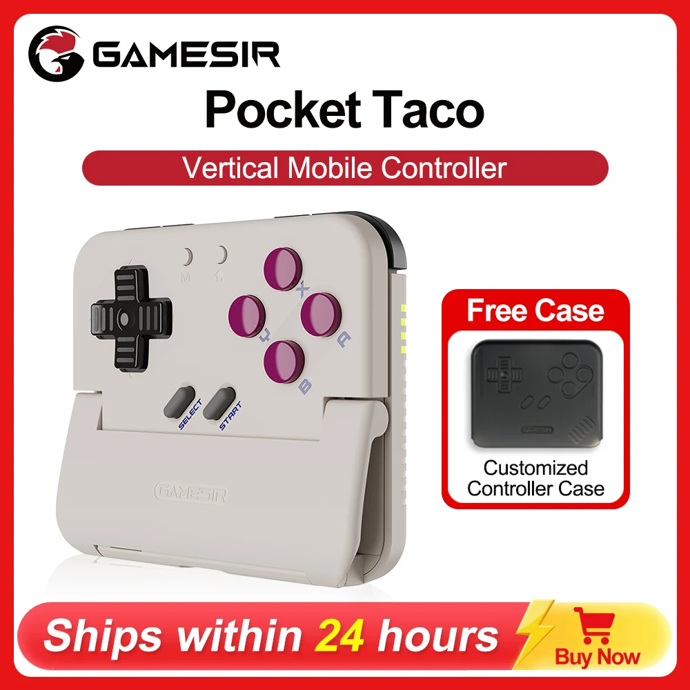 GameSir Pocket Taco Retro Gamepad Android iOS Portable Game Controller Bluetooth Connection Keyboard Mode Phone Protection