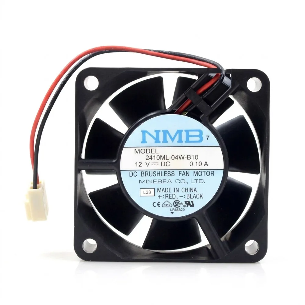

For NMB 2410ML-04W-B10 6025 DC12V 0.10A 2-Pin Silent Cooling Fan