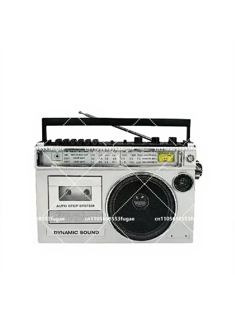 Cassette Player Radio Recorder with USB TF Bluetooth Speaker, Portable Tape Player, Large Volume