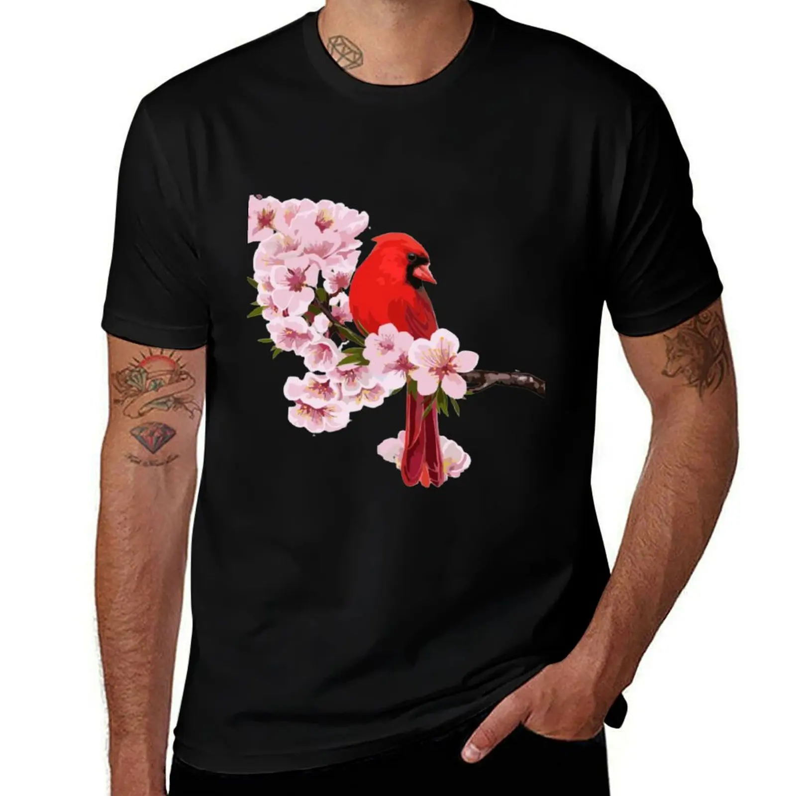 Cardinal T-Shirt Summer Casual Loose T-Shirt