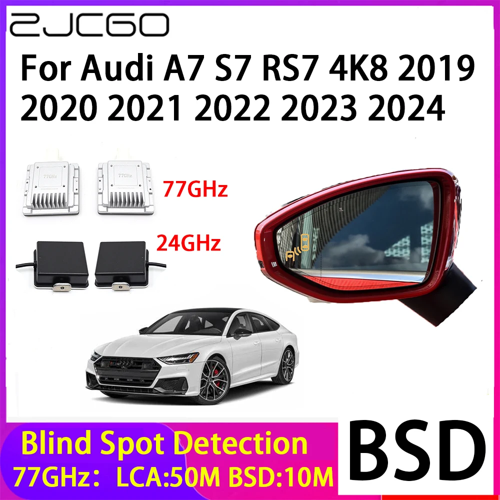 

ZJCGO Car Blind Spot Detection BSD Mirror Rear Radar Detection System for Audi A7 S7 RS7 4K8 2019 2020 2021 2022 2023 2024