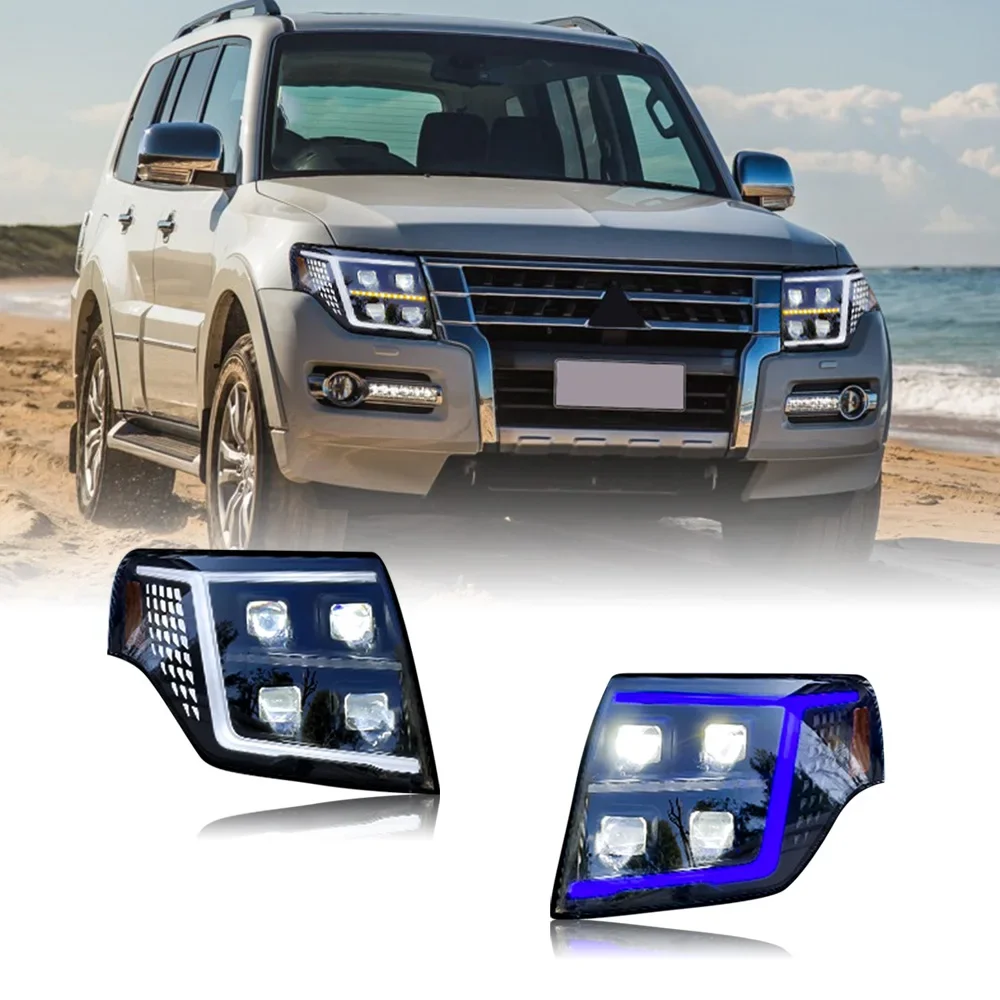 

Mitsubishi Pajero V93 V97 2009-2021 LED Headlamps Headlights Montero Car Accessories Auto Parts Modified Upgrade Lights