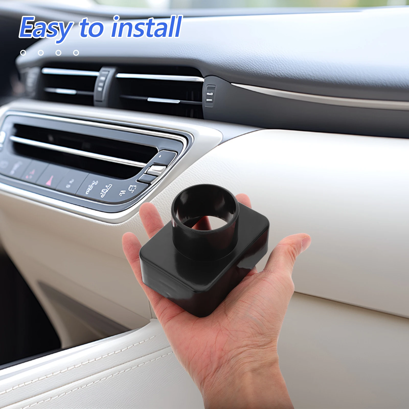 

2pcs Plastic Air Conditioning Outlet Connector Ventilation Adapter For Car Heater Vent Extensions Exhaust Duct Pipe Fitting
