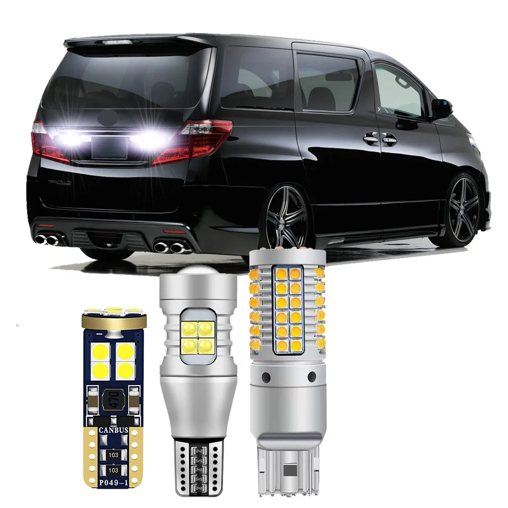 

Автомобильные лампы для Toyota Alphard AH20 2008-2014 светодиодный, Задний сигнал поворота, резервный номерной знак, Лампы Canbus