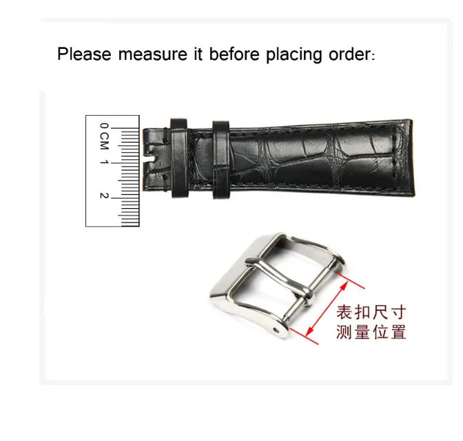 시계 스트랩 걸쇠 연마용 시계 밴드 버클, 스테인리스 스틸 교체 수리 부품, 10mm, 12mm, 14mm, 16mm, 18mm, 20mm, 22mm, 20mm