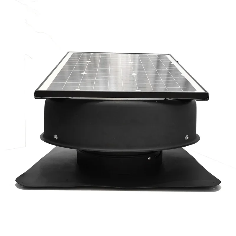 Solar Roof Ventilation Fan Durable Aluminium Fan Blades Protected against Rain and Lightning