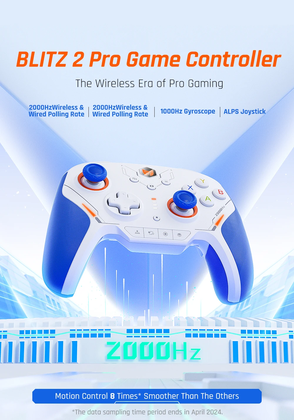 BIGBIG WON Blitz 2 Starburst Wireless Gamepad Carbon Film / TMR Edition for Switch / Pc / ios / Android