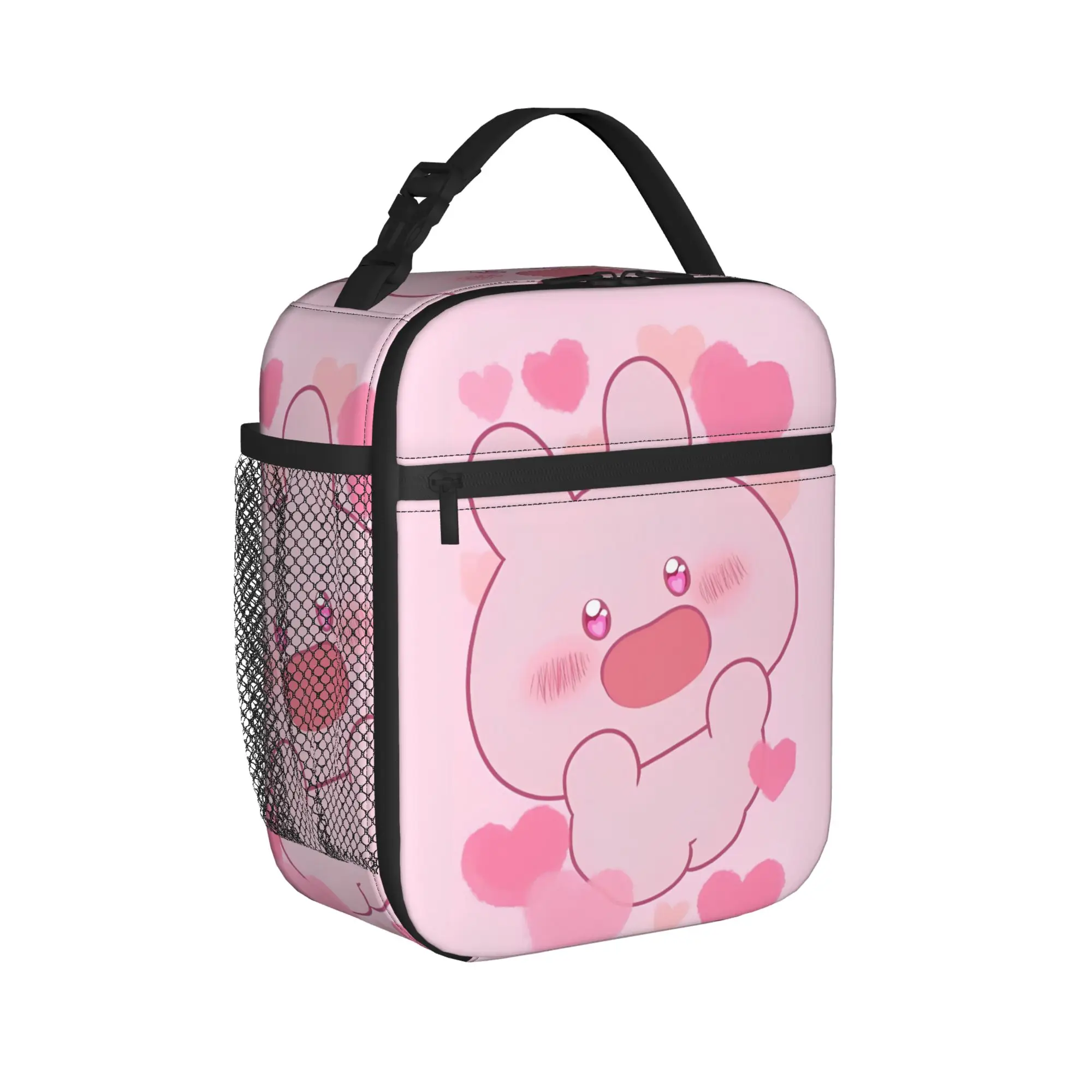 Love Asamimichaan Cute Asamimi Insulated Lunch Bag Cooler Bag Reusable,Meal Container  Large Tote Lunch Box Food Storage Bags