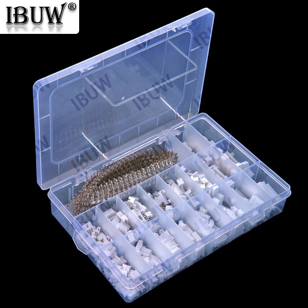 1550PCS 2P-10P JST PH 2.0mm pitch 2P 3P 4P 5P 6P 7P 8P 9P 10P housing straight pin base connector terminal block kit box 7P 8P view 3