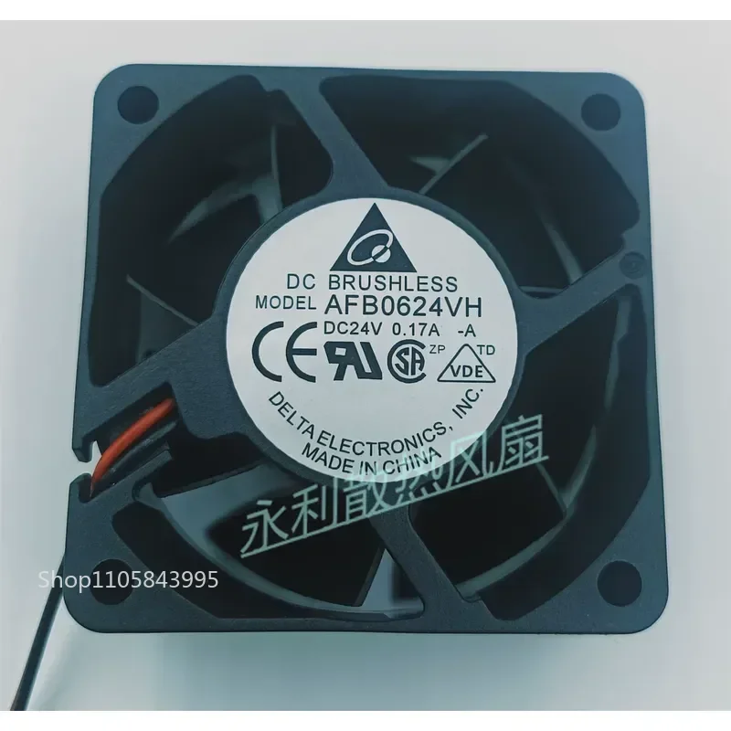 for Delta AFB0624EH SH HH VH H 6cm 24V 6025 Variable Frequency Cooling Fan Silent