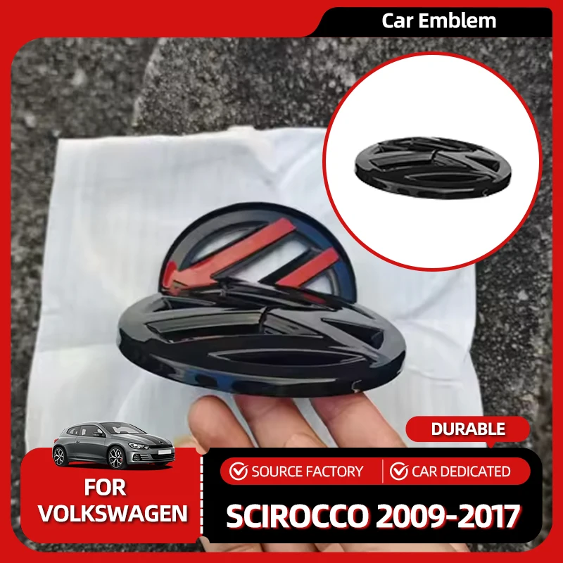

2026 Новый чехол для ключей с эмблемой, 2 шт., передняя решетка автомобиля/задняя эмблема, крышка, наклейка с логотипом для scirocco 2009-2017, наклейка с эмблемой автомобиля