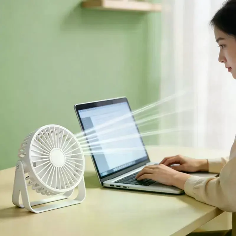 Summer Portable Office USB Quiet Cooling Fans Mini USB Desktop Fan Suitable For Student Dormitory Summer Home Office