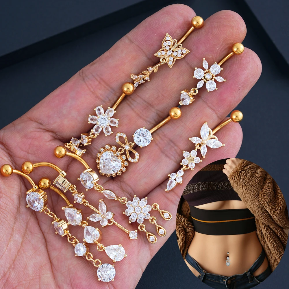 14G Curved Navel Pi…