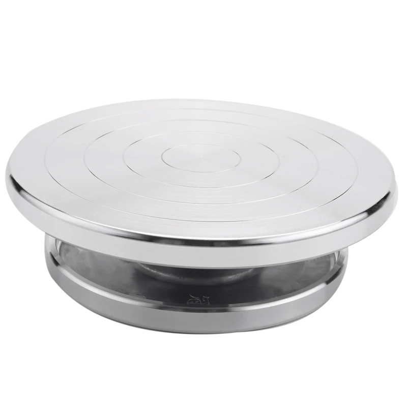 Turntable 12/15cm Double Face Use Aluminum Alloy Turntable for Ceramic Clay Sculpture Platform Pottery Wheel Rotating Tools