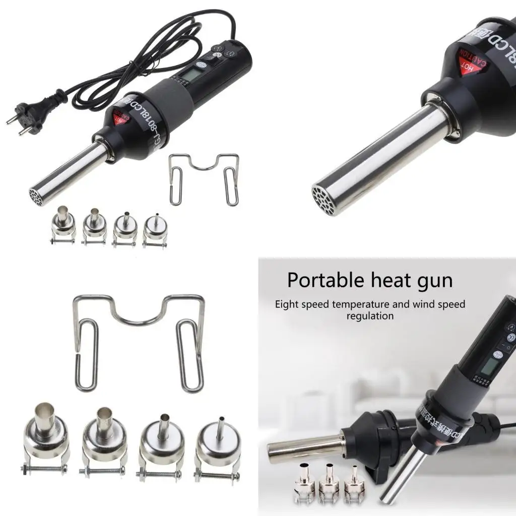 Y1UB Hot Air 858D Soldering Heat Station Welding Repair Tool Heat Hot Air