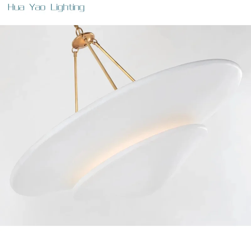 الأمريكية VC الفرنسية الفاخرة قلادة ضوء خمر مصمم الثريا غرفة المعيشة الطعام الرجعية فيلا غرفة نوم وابي سابي نمط الخفيفة