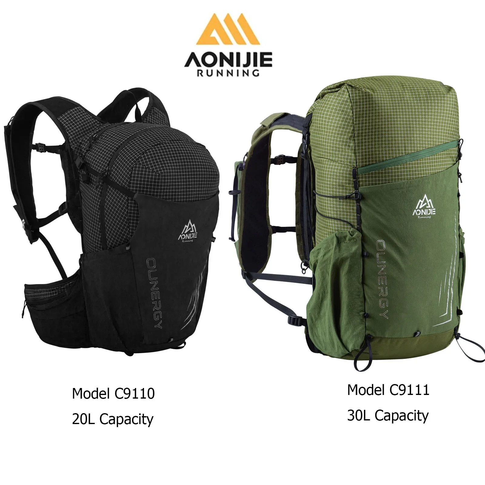 

AONIJIE C9111 30L C9110 20L Unisex Multipurpose Hiking Backpack Daypack Travel Bag For Trekking Climbing Mountaineering Camping