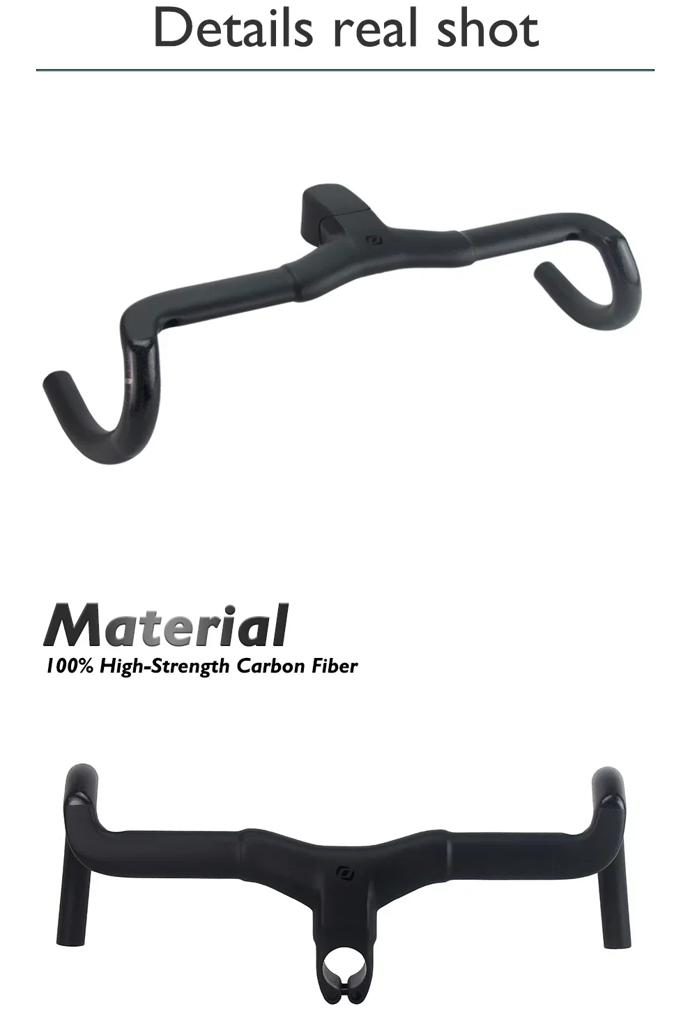 Syncros Gravel Lenker Creston IC SL X mit vollständiger interner Kabelführung, Rennradlenker T1000 Carbon, integriertes Gravel-Cockpit Di2 – Detail 15