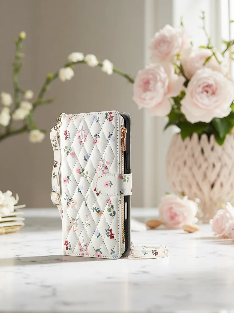 Etui typu flip z portfelem do Samsung Galaxy S26 S25 S24 S23 S22 S21 S20 Ultra 20FE S21FE S23FE S24FE S25FE A17 A27 A57 A73, skórzane etui — zdjęcie produktu 7