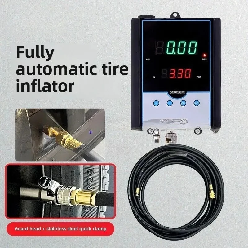 Tire nanny Automatic tire inflator Wall-mounted digital display inflator Air pump Car tire shop Auto repair shop in stock