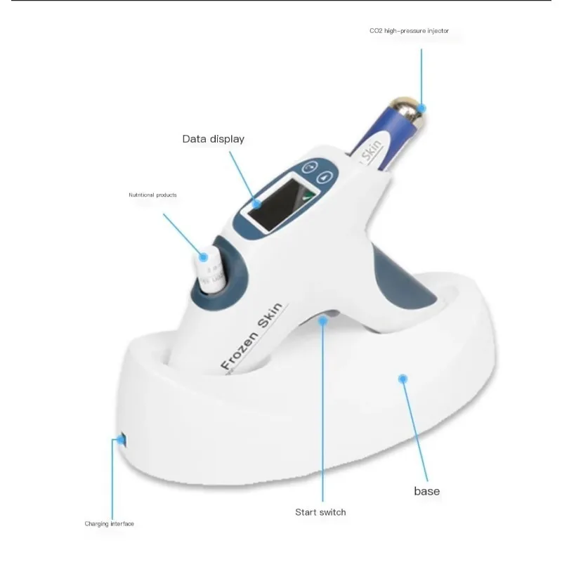 Rejuvenating Skin Deep Hydrating Instrument Whitening High Pressure Ice Plastic Water Light  Beauty Instrument Tools