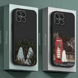 Armor Shell Phone Case for Honor X8a X6a X7 X9a 90 Pro 8X X6 X8 70 Magic5 Lite Magic5 Cover Little Ghost TPU Soft