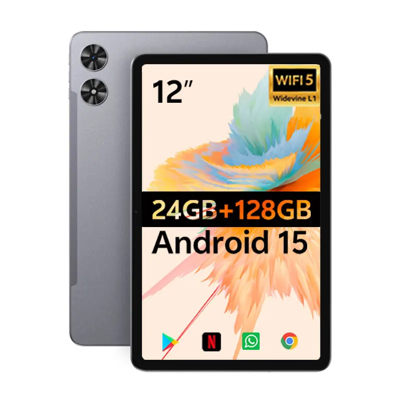 SVITOO タブレット 12インチ Android 15 2025 2K ディスプレイ