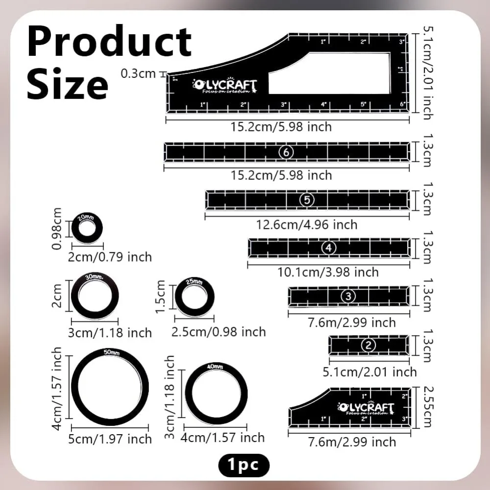 1 Set(12pcs) Objective Point Markers Acrylic Ruler Objective Makers Set Round Objective Marker Gaming Accessory War Games