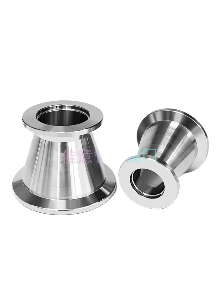 Stainless Steel 304 Vacuum Tri Clamp Reducer Adapter Reducing Adapter Connetor Flange Pipe Fitting Joint KF63 KF80 KF100 KF160