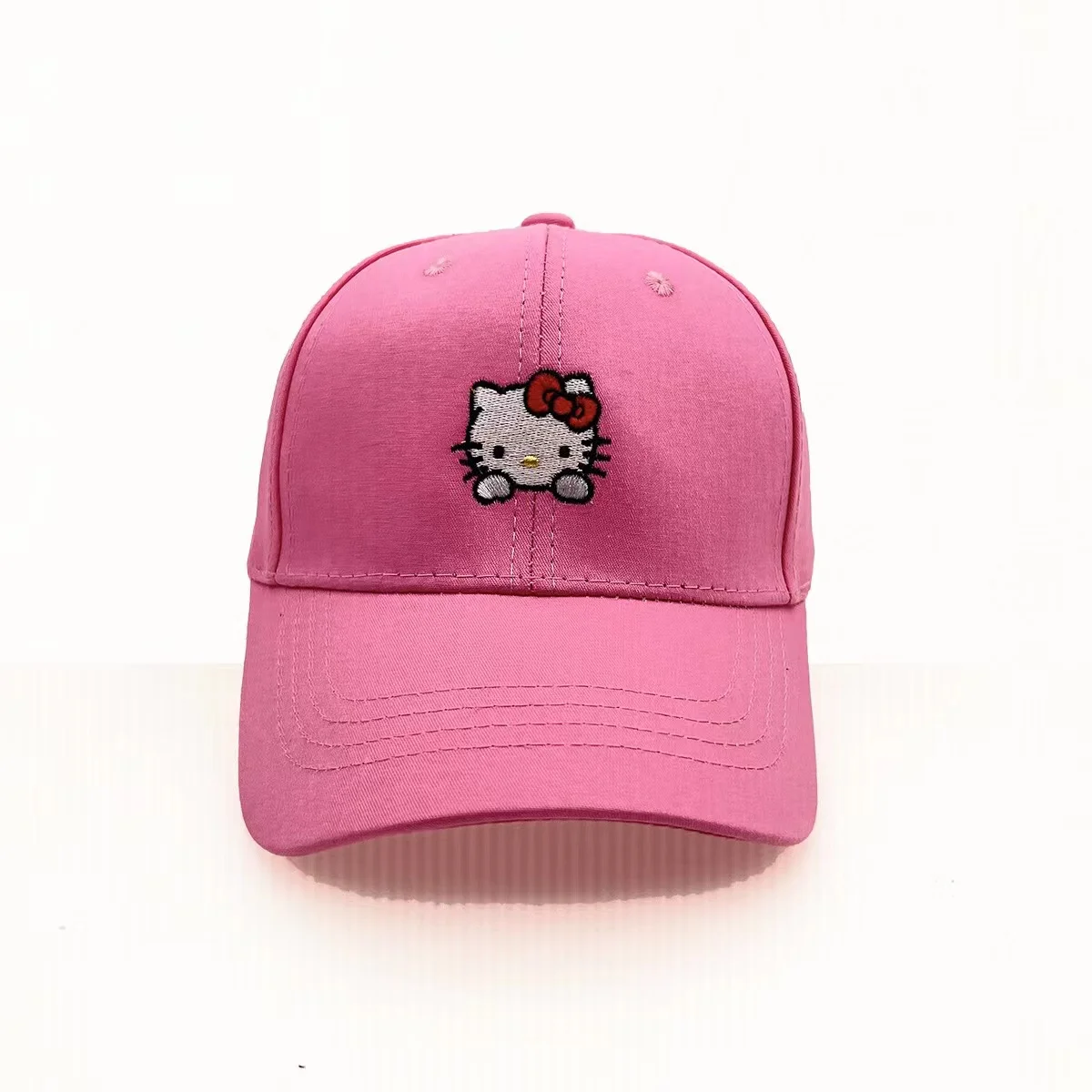 High Quality Brand Sanrio Hello Kitty Snapback Cap Cotton Baseball Cap For Child Hip Hop Dad Hat Trucker Mesh Hat Dropshipping