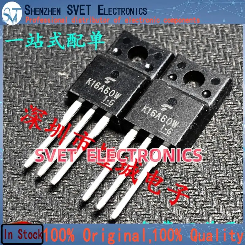 10PCS-50PCS  K16A60W TK16A60W TO-220F N 600V 15.8A  Original In Stock Fast shipping