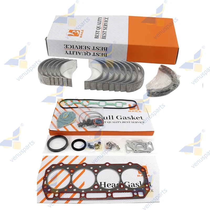 

A2300 Full Gasket Set Kit +Main Bearing & Rod Bearing STD For Cummins Engine With Cylinder Head Gasket