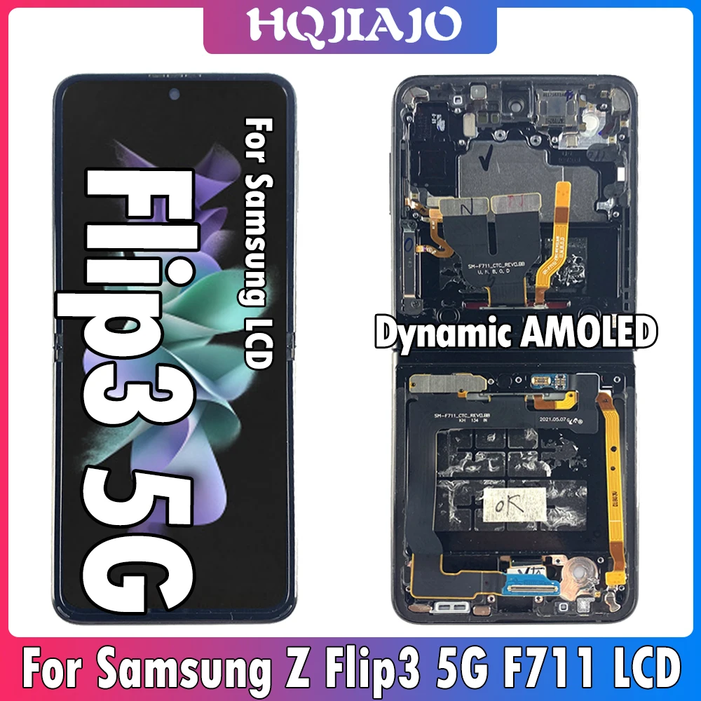 6.7 AMOLED Display for Samsung Z Flip3 5G