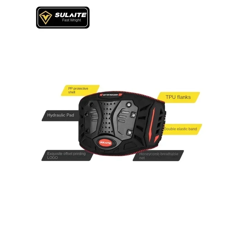 SULAITE Motorcycle Cycling Waist Protector Off-Road Riding Anti-Fall Kidney Support Belt Motorcycles  Protective Accessories