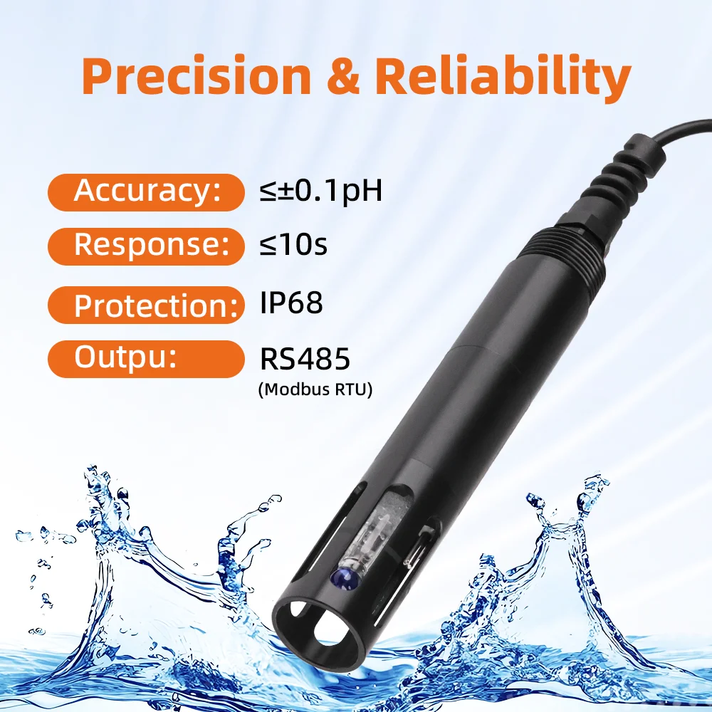 Linksens S-pH001 Manufacturer's Waterproof Industrial Ph Sensors Sturdy Durable Anti-Corrosion for Aquiculture