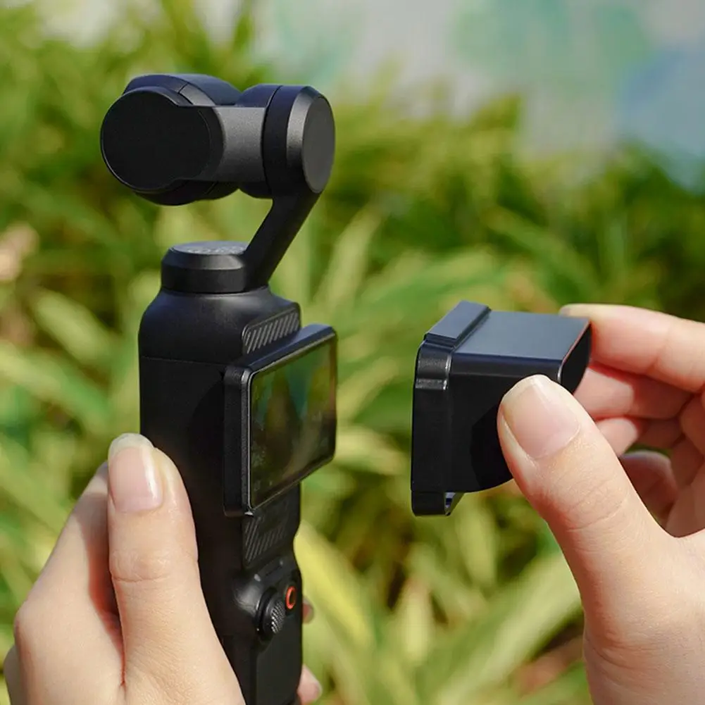 DJI Osmo Pocket 3 용 태양 쉐이드, 눈부심 방지 햇빛가리개 후드 커버, 휴대용 짐벌 카메라 액세서리, 라이트 무게추 스크린 