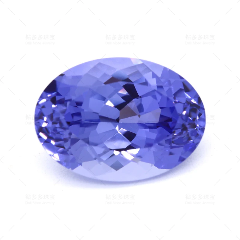 Purple Blue Oval Cut Sapphire Laboratory Nurturing Gemstones High Quality Jewelry Manufacturers Optional GAL Certificate